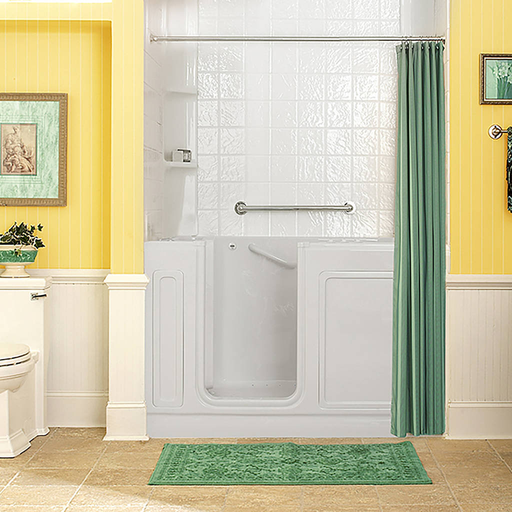Gelcoat Premium Series 32x60-inch Walk-In Bathtub with Combination Air Spa and Whirlpool Massage Systems - Left Door/Drain 3260215CL.W