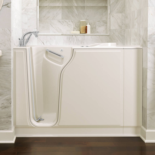 Gelcoat Value Series 30x52 Inch Walk-In Bathtub with Combination Air Spa and Whirlpool Massage System - Left Hand Door and Drain 3052409CL.L