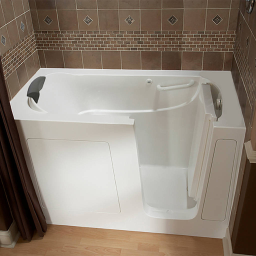 Gelcoat Premium Series 30x60-inch Walk-In Soaking Bathtub - Right Door/Drain 3060105SR.W