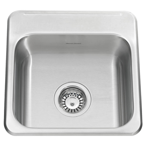 ADA Single Bowl 15 Inch 18 Gauge Kitchen Sink 24SB151511290