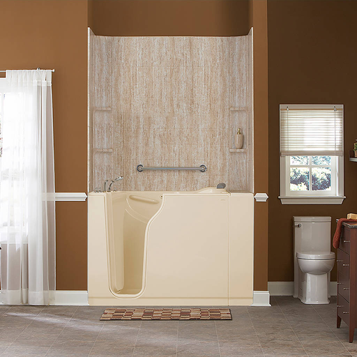 Gelcoat Premium Series 30x52-inch Walk-In Bathtub with Air Spa System - Left Door/Drain 3052109AL.L