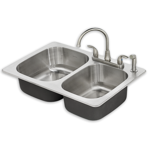 Fairport Stainless Steel Kitchen Sink Kit 20CR332284C075.075