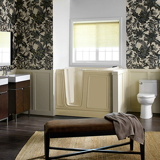 Acrylic Luxury Series 30x51-inch Walk-In Bathtub with Air Spa System - Left Door and Drain 3051115AL.L