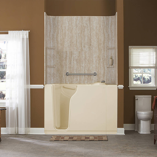Gelcoat Premium Series 30x52-inch Walk-In Bathtub with Combination Air Spa and Whirlpool Massage Systems - Left Door and Drain 3052105CL.L