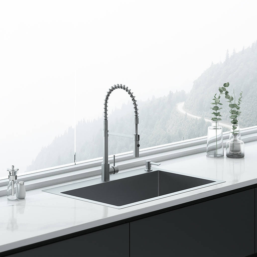 Culver 33x22-inch Stainless Steel Kitchen Sink Kit 18SB9332282C.075