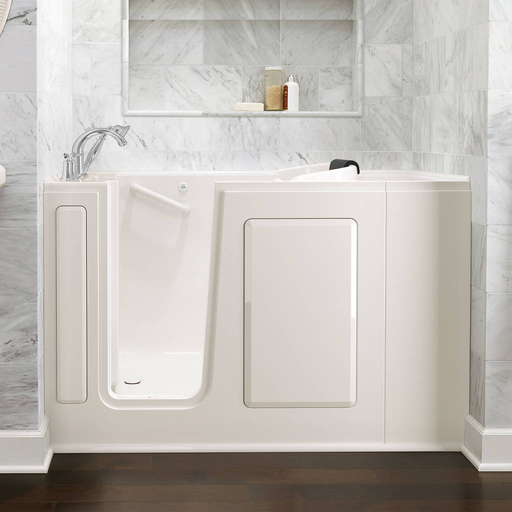 Gelcoat Premium Series 48x28 Inch Walk-In Bathtub with Air Massage System - Left Hand Door and Drain SSM-4828LA.BC