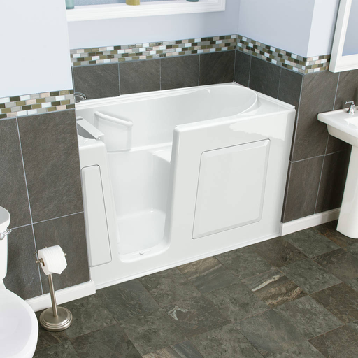 Gelcoat Entry Series 60x30-Inch Walk-In Soaking Bathtub – Left Hand Drain SSA6030LS.WH