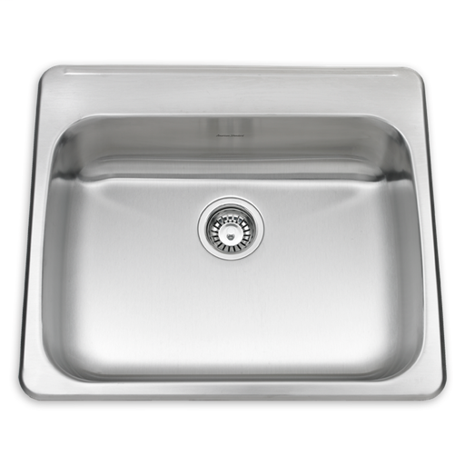 ADA SINGLE BOWL 25 Inch 18 GAUGE KITCHEN SINK 24SB252283290