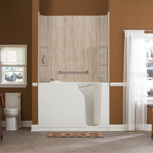 Gelcoat Premium Series 30x52-inch Walk-In Bathtub with Air Spa System - Right Door/Drain 3052109AR.W