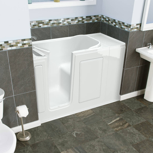 Entry Series 48x28-Inch Walk-In Bathtub with Air Massage System - Left Hand Door and Drain SSA4828LA.WH