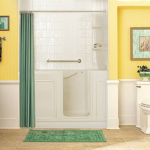 Gelcoat Premium Series 32x60-inch Walk-In Bathtub with Combination Air Spa and Whirlpool Massage Systems - Right Door/Drain 3260215CR.L