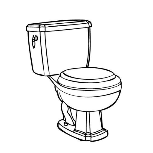 Antiquity Floral Toilet 2264217.020
