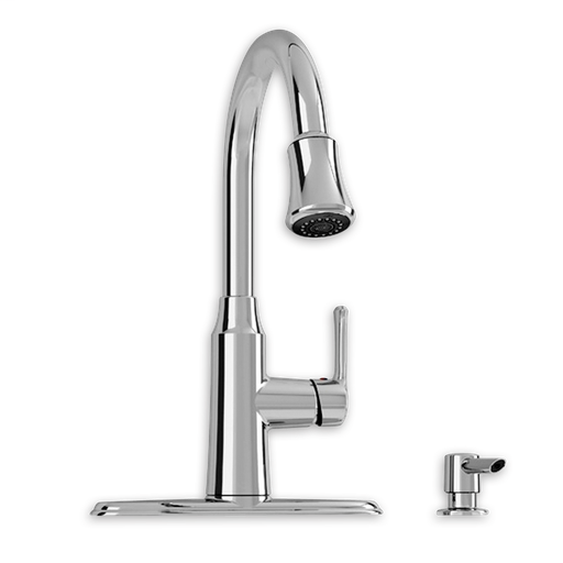 Soltura 1 Handle Pull Down High Arc Kitchen Faucet with Soap Dispenser 9391301.002