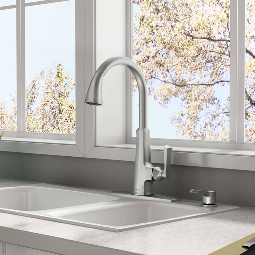 Kaleta 1-Handle Pull-Down Kitchen Faucet 7506300.075
