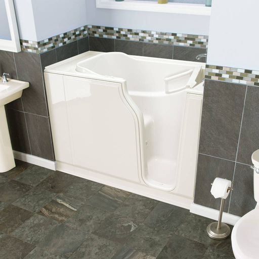 Gelcoat Value Series 52x30 Inch Walk-In Bathtub with Dual Air Massage and Jet Massage System - Right Hand Door and Drain SSA5230RD.BC