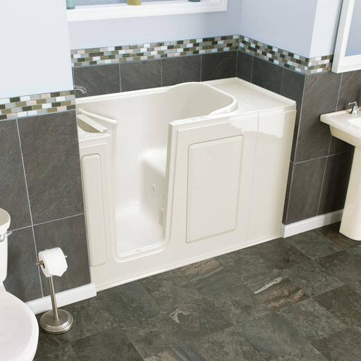 Entry Series 48x28 Inch Walk-In Bathtub with Dual Jet and Air Massage System - Left Hand Door and Drain SSA4828LD.BC