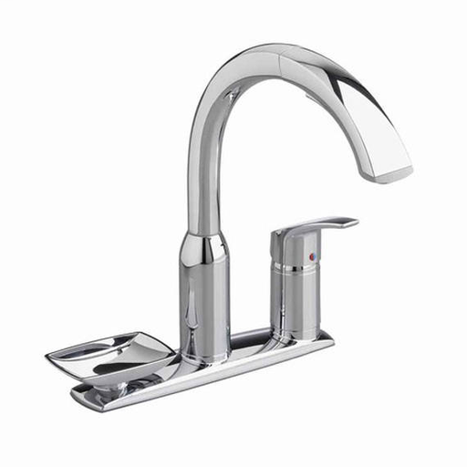 Arch Pull-Out Kitchen Faucet w/ Deck Plate & Soap 4101351.002