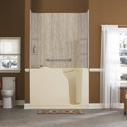 Gelcoat Premium Series 30x52-inch Walk-In Bathtub with Air Spa System - Right Door and Drain 3052105AR.L