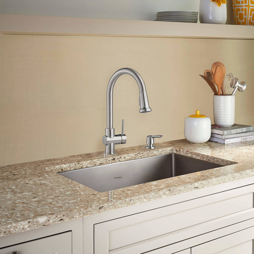 Montvale Pull-Down Kitchen Faucet with Soap Dispenser 9379315.075