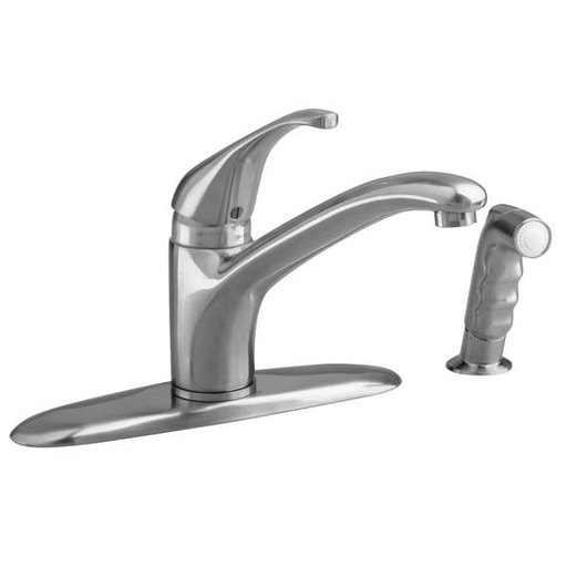 Connoisseur 1-Handle Kitchen Faucet with Separate Side Spray 4400641.075