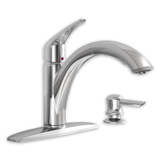 Arch Single Handle Pull-Out Kitchen Faucet with Soap Dispenser 4101101.002