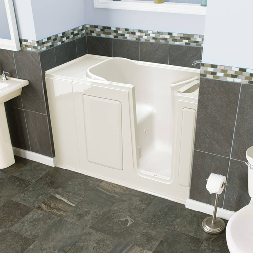 Entry Series 48x28 Inch Walk-In Bathtub with Dual Jet and Air Massage System - Right Hand Door and Drain SSA4828RD.BC