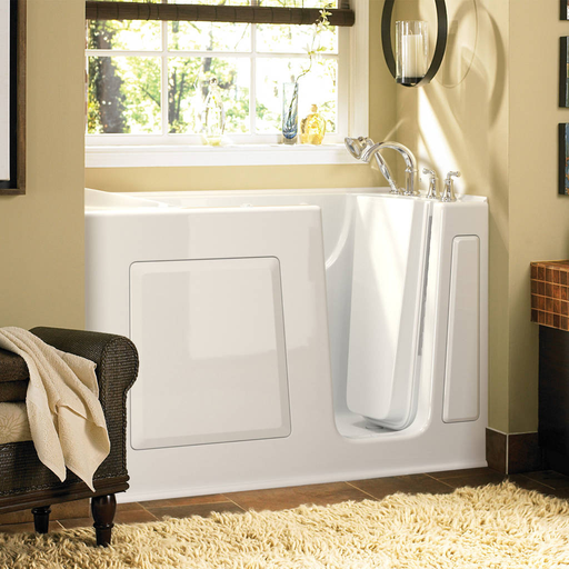 Gelcoat Value Series 30x60 Inch Walk-In Bathtub with Combination Air Spa and Whirlpool Massage - Right Hand Door and Drain 3060509CR.W