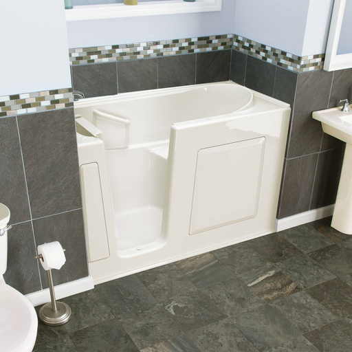 Gelcoat Entry Series 60x30 Inch Walk-In Bathtub with Air Massage System – Left Hand Door and Drain SSA6030LA.BC