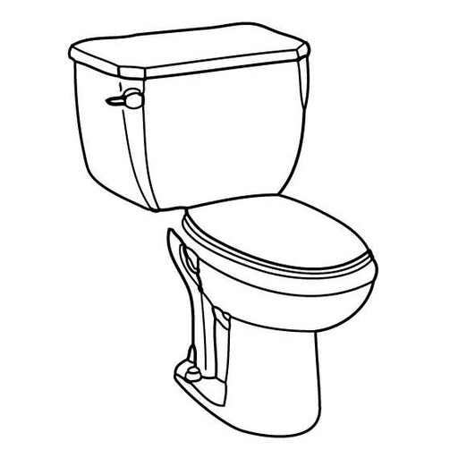 Cadet 16-1/8" H Elongated Pressure-Assist Toilet 2168162.020