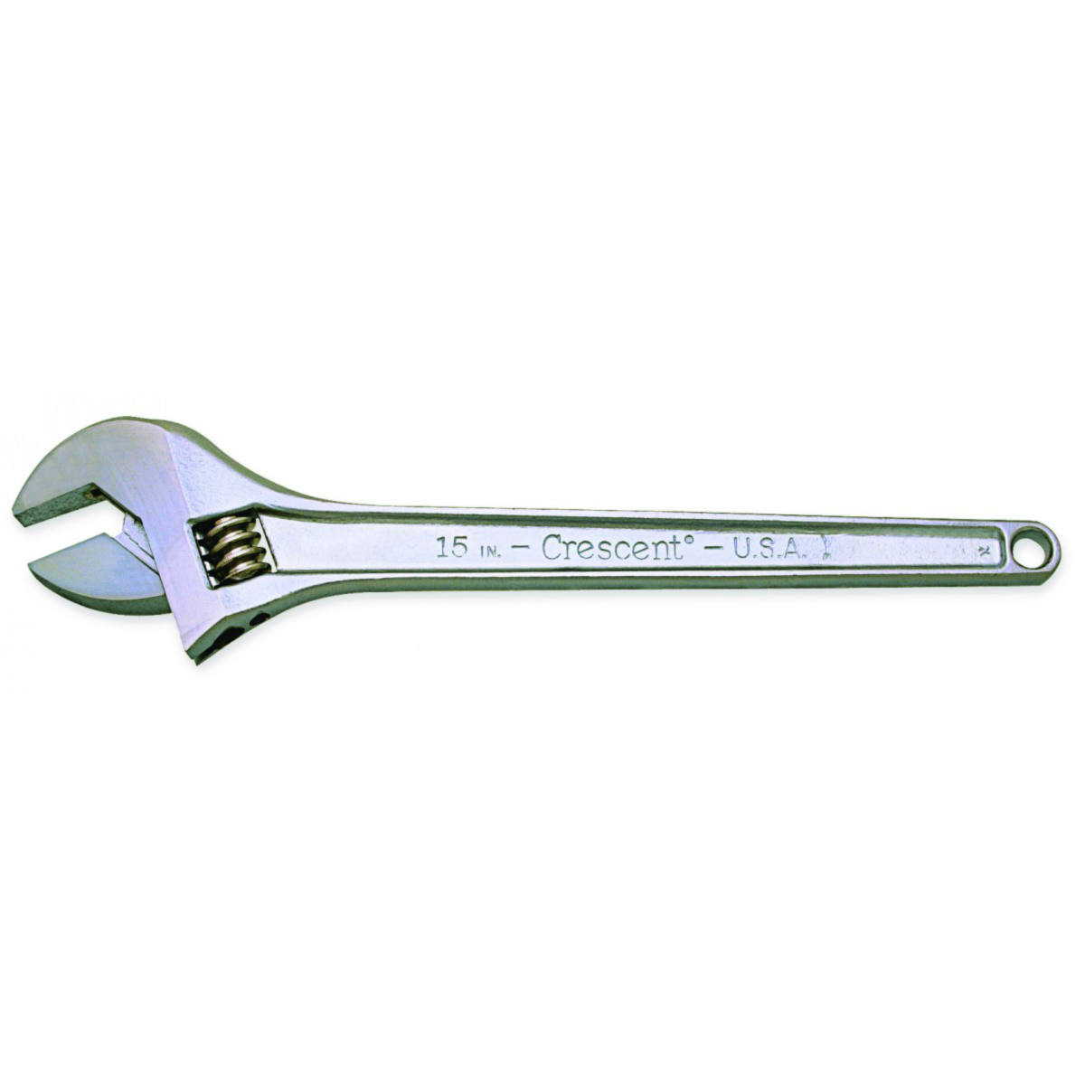 24" Chrome Finish, Tapered Handle, Adjustable Wrench