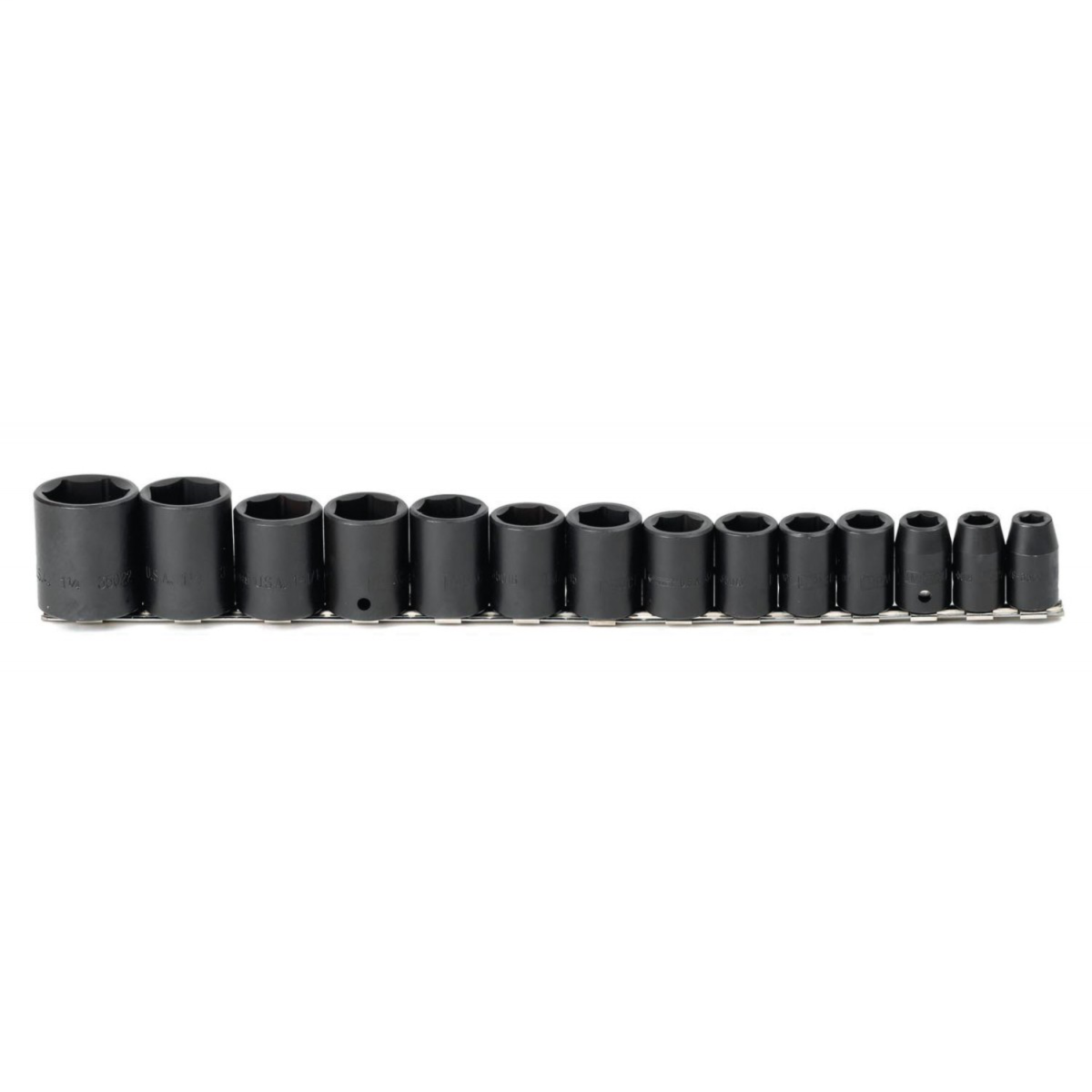14 Pc. 1/2" Drive 6 Point SAE Impact Socket Set