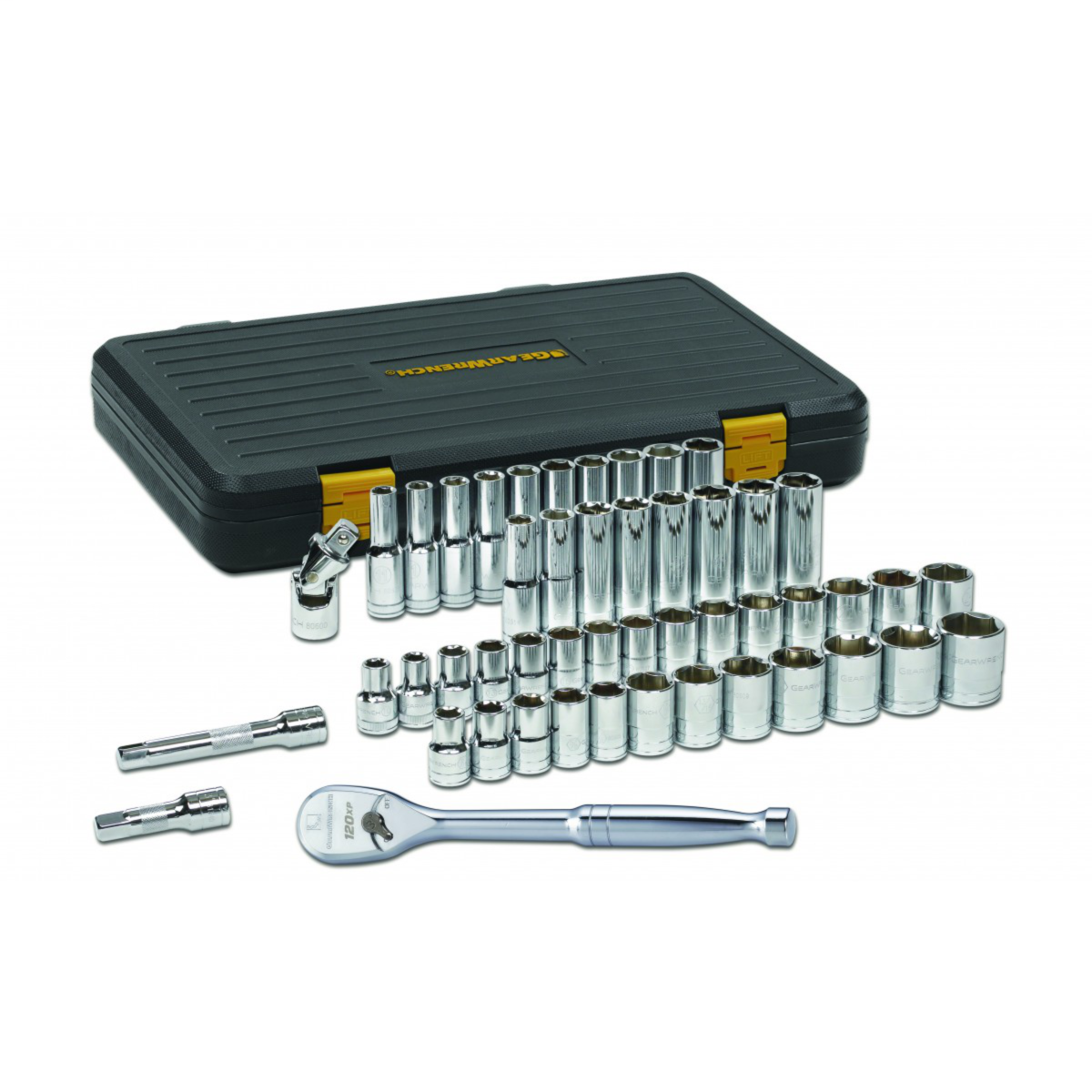 49 Pc. 1/2" Drive 6 Point 120XP™ SAE/Metric Standard and Deep Mechanics Tool Set