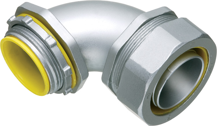 ARLINGTON LT90250 90DEG ZINC DIE CAST CONNECTOR INSULATED THROAT ARLINGTON LT90250 90DEG ZINC DIE CAST CONNECTOR INSULATED THROAT