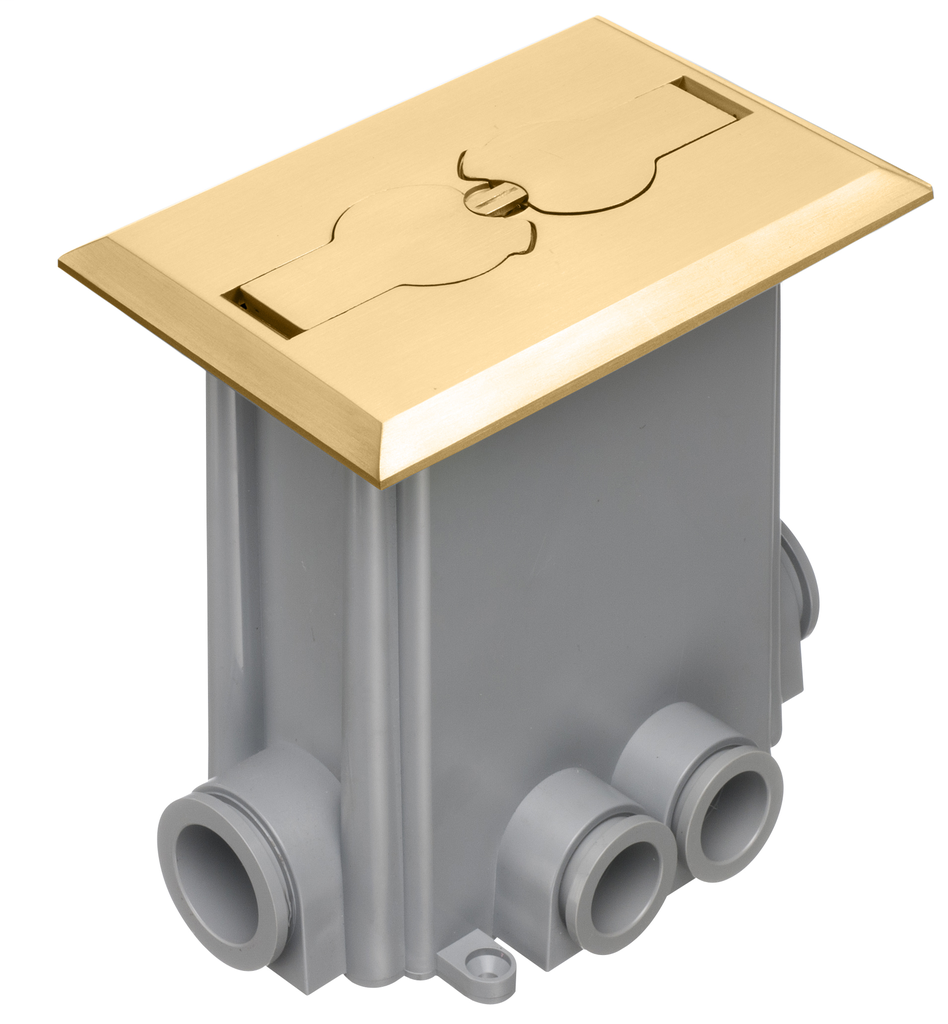 ARL FLBCF101MB BRASS FLOOR BOX CONC ARL FLBCF101MB BRASS FLOOR BOX CONC