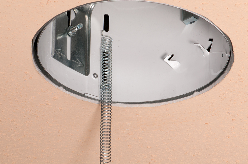 Arlington CP9000 9" Round Ceiling Box Cover, SpringMount Crawford
