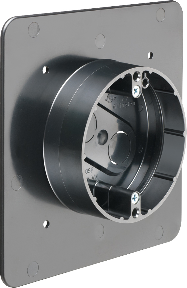 Arlington FR405F Non-Metallic Flange Box for 1/2 or 1-1/4 Inch Flat or Stucco Surfaces Arlington FR405F Non-Metallic Flange Box for 1/2 or 1-1/4 Inch Flat or Stucco Surfaces