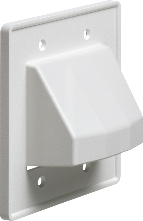 Arlington CE2 White 2-Gang Scoop with Low Voltage Plate Arlington CE2 White 2-Gang Scoop with Low Voltage Plate