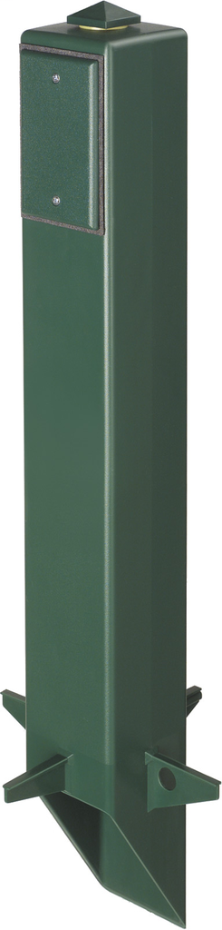 Product image for Arlington GP26G 26" Support Post for Outdoor Light Fixture / GFCI, Green