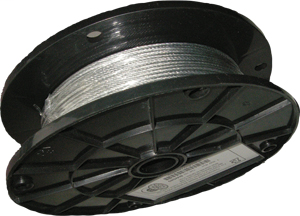 500 ft roll of .062 galvanized braided wire. 50lb capacity.