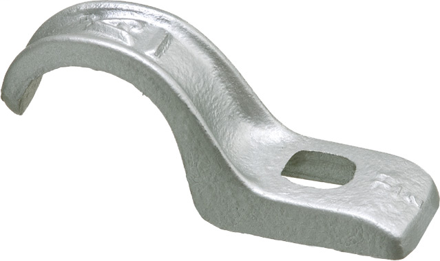 Arlington 3104 1-1/2 Inch 1-Hole Malleable Iron Strap Arlington 3104 1-1/2 Inch 1-Hole Malleable Iron Strap