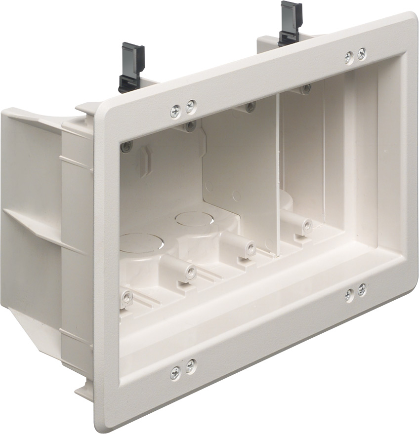 ARL DVFR4W FOUR GANG INSET OUTLET ARL DVFR4W FOUR GANG INSET OUTLET