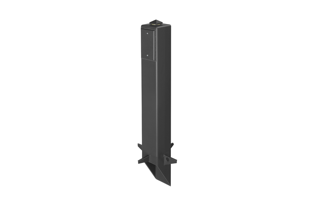 Product image for Arlington GP26B 26" Support Post for Outdoor Light Fixture / GFCI, Black