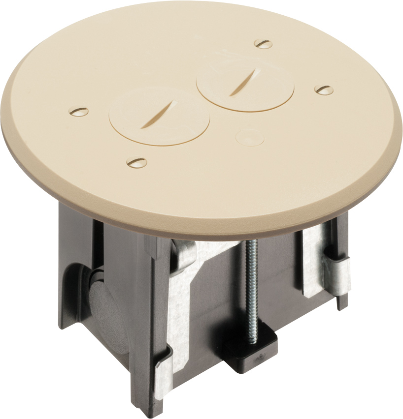 Arlington FLBAR101LA Almond Adjustable Floor Box Arlington FLBAR101LA Almond Adjustable Floor Box