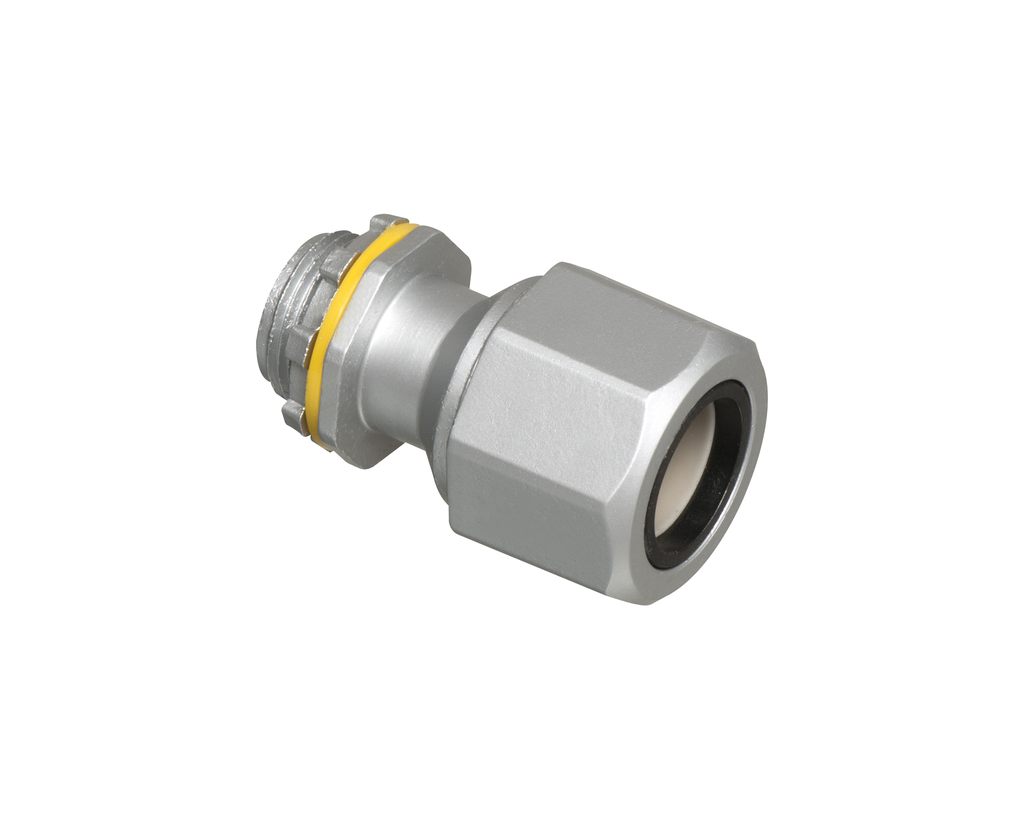 Mayer-DDS-Liquid tight concrete tight zinc fitting for PVC jacketed MC cable and tech90 cable. Cable Range .725 to .980. 3/4" Trade Size.-1