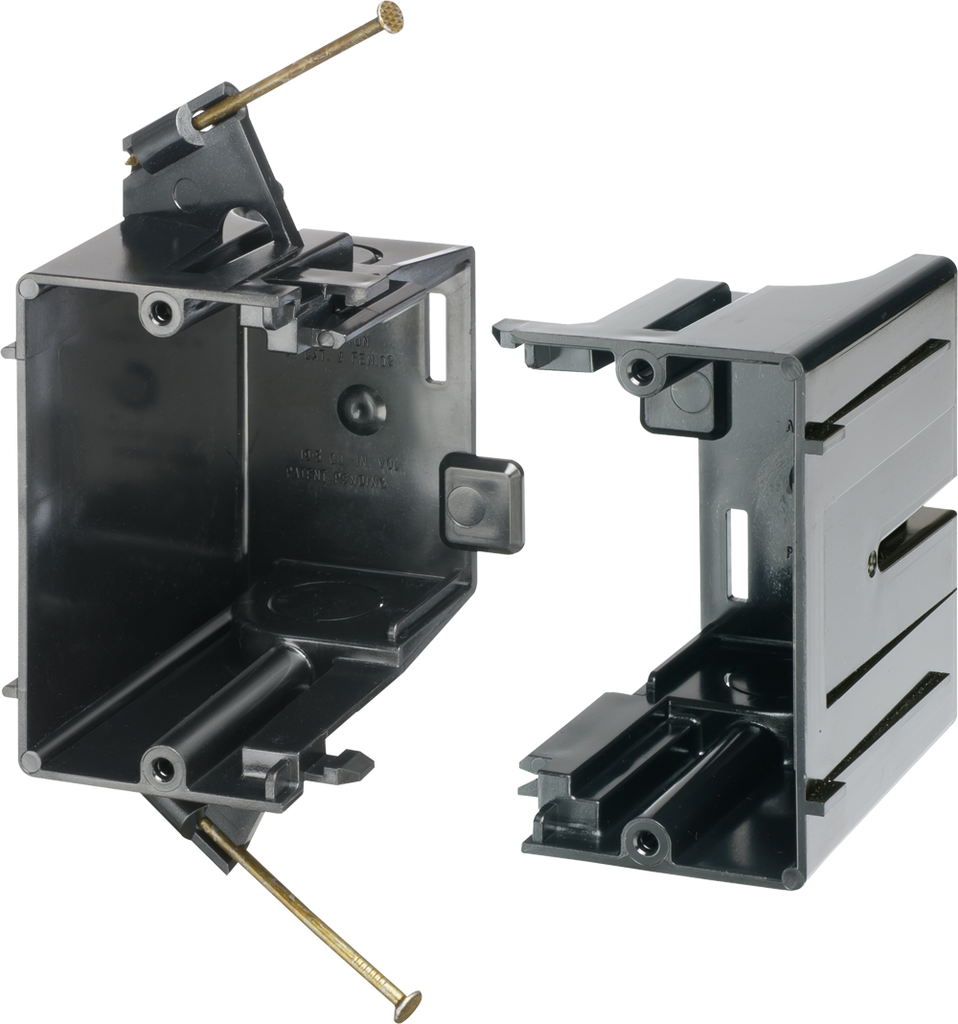 Product image for Arlington FEN102 2-Gang Gangable Plastic Nail-On Box