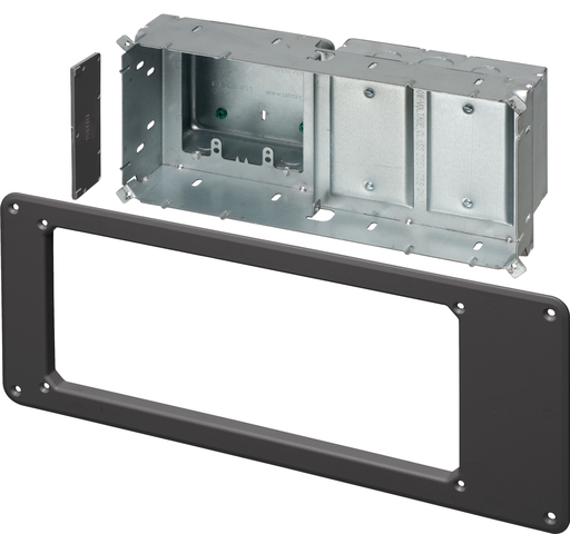 Product image for ARL TVBS613BL STEEL TV BOX W/BLACK