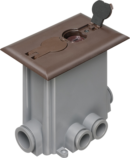 Product image for ARL FLBCF101BR CONCRETE FLR BOX FLI