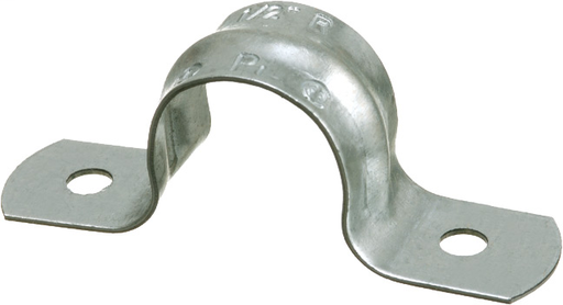 357 - 3" 2-Hole RIGID STRAP, Snap on type, plated steel