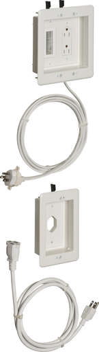 Product image for Arlington TVBR21K TV Bridge™ III Kit, 2-Gang Upper Box, 1-Gang Lower Box