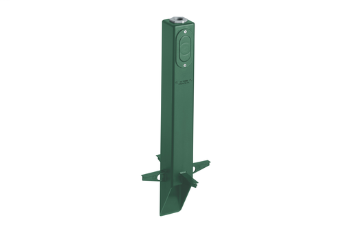 Product image for Arlington GPL19G 19.5" Low-Profile Support Post for 3-Wire Fixtures, Green